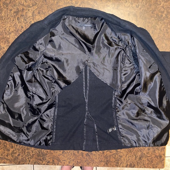 Harve Bernard Linen Blend Blazer/Sport Jacket in black - size 10 - Picture 7 of 9